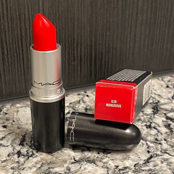 MAC Matte Lipstick, Mangrove #639 Red Brand NEW - Picture 2 of 6